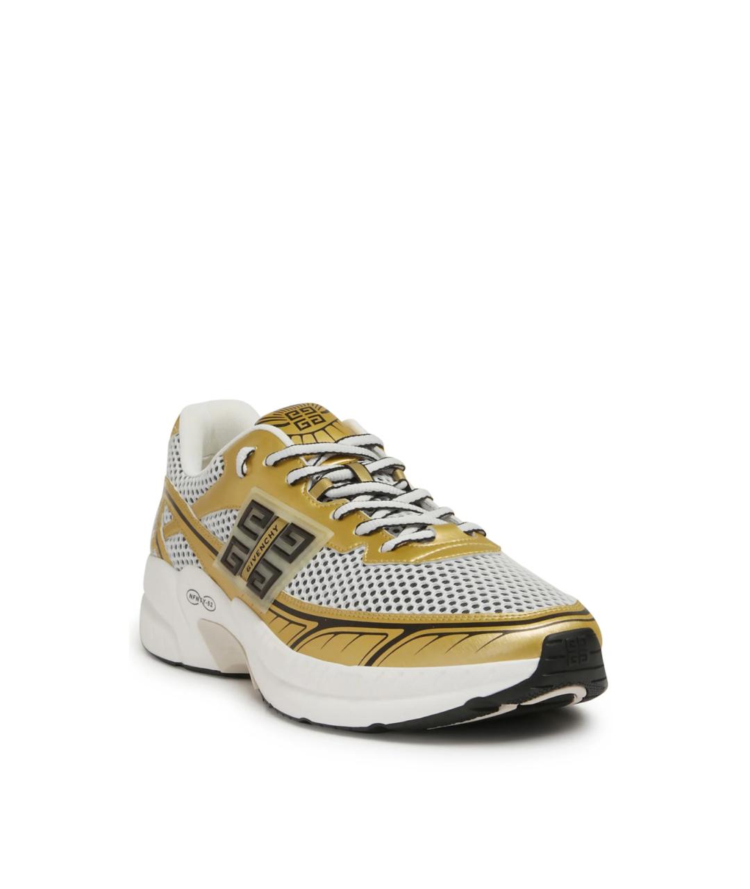 GIVENCHY Золотые синтетические низкие кроссовки / кеды, фото 2