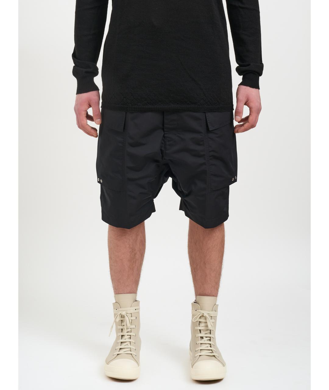RICK OWENS Черные шорты, фото 2