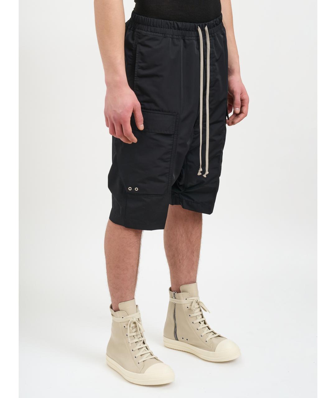 RICK OWENS Черные шорты, фото 3