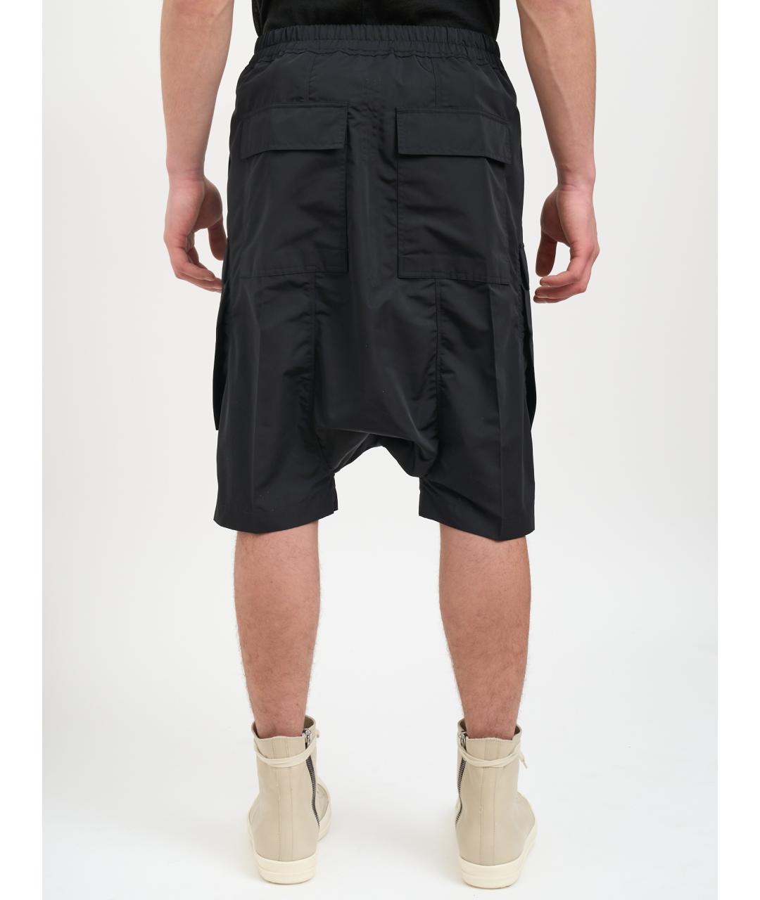RICK OWENS Черные шорты, фото 5