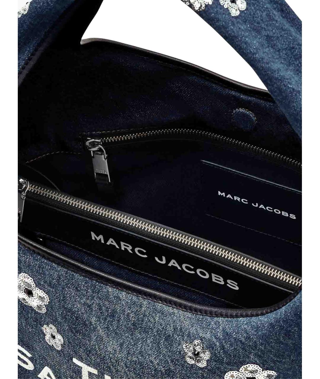 MARC JACOBS Синяя тканевая сумка через плечо, фото 4