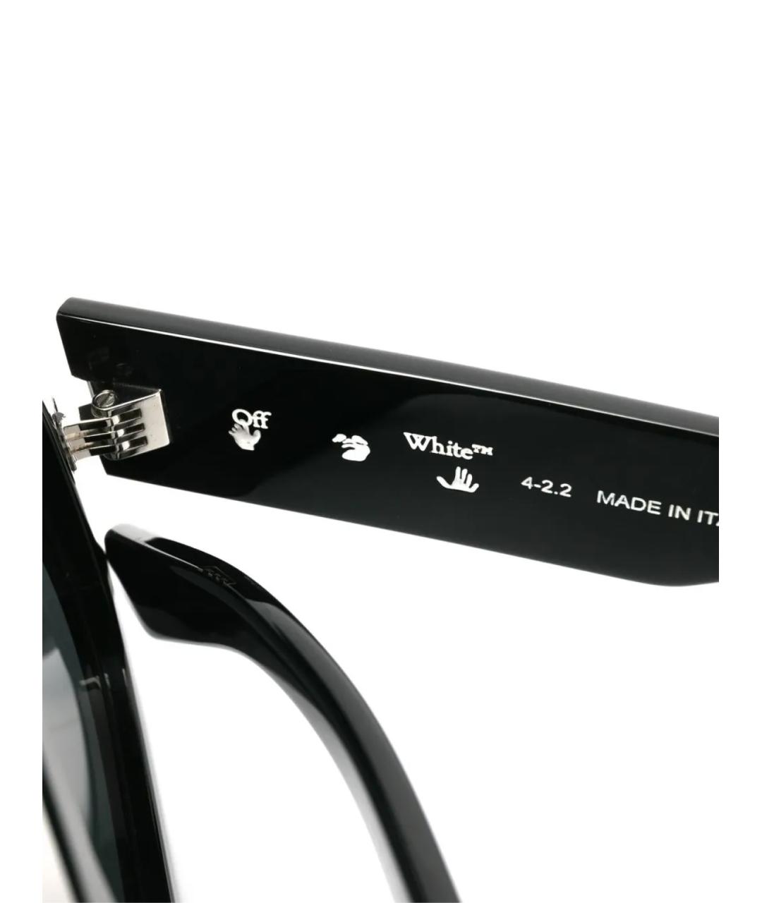 OFF-WHITE Черные солнцезащитные очки, фото 3