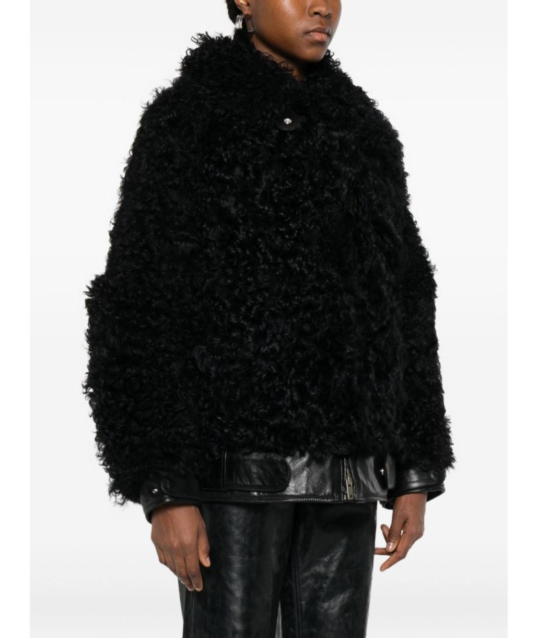 GOLDEN GOOSE DELUXE BRAND Черная кожаная куртка, фото 2