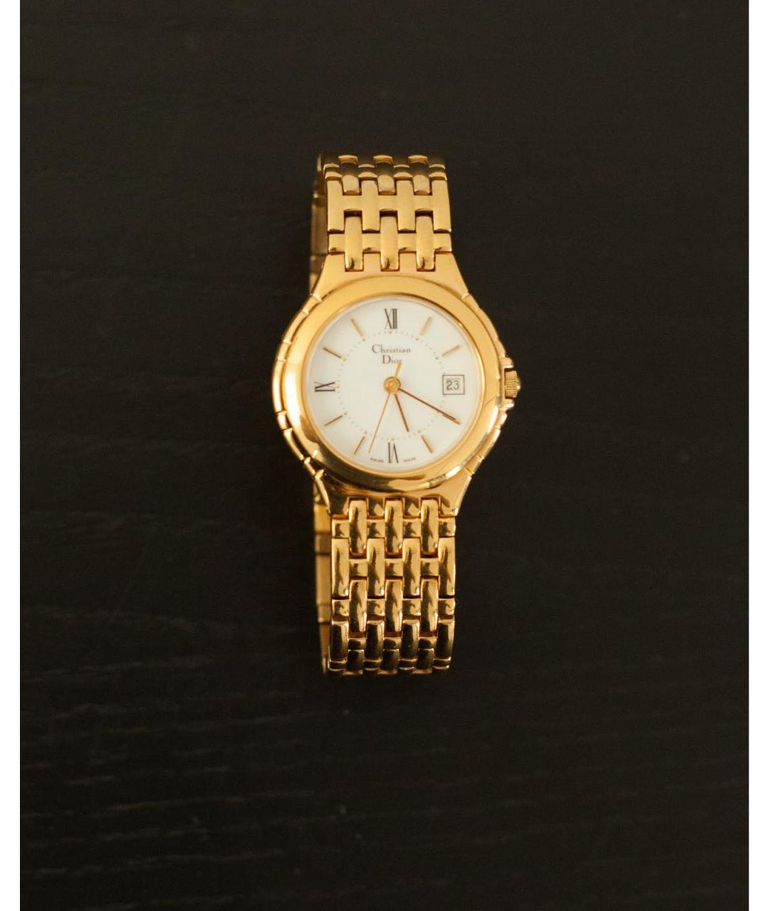 CHRISTIAN DIOR Золотые часы, фото 9