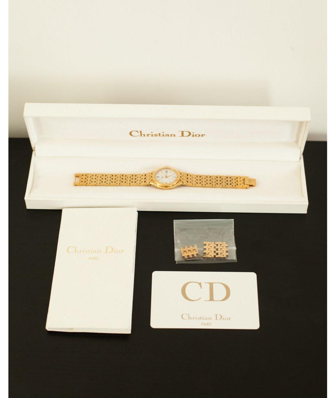 CHRISTIAN DIOR Золотые часы, фото 2