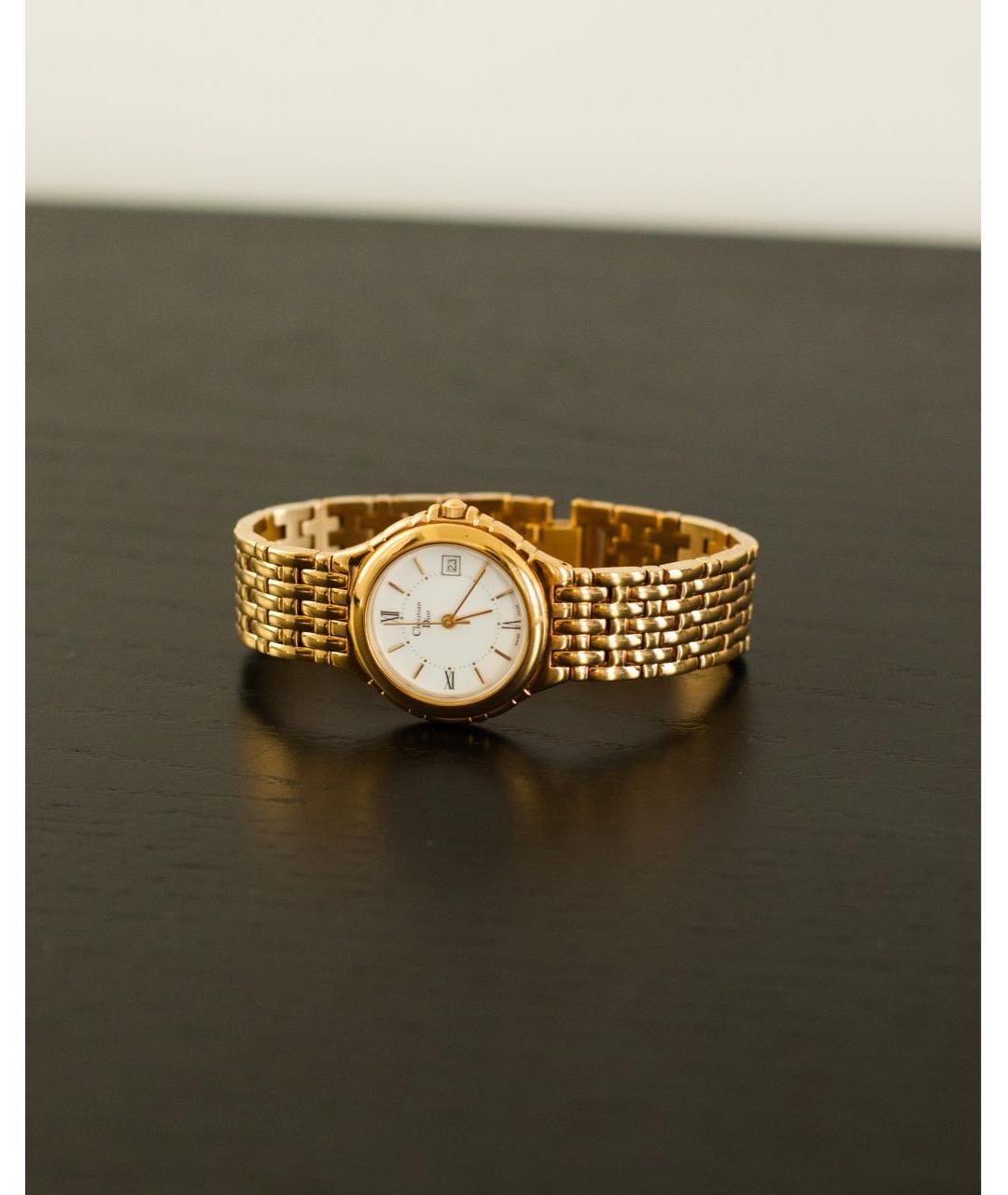 CHRISTIAN DIOR Золотые часы, фото 6