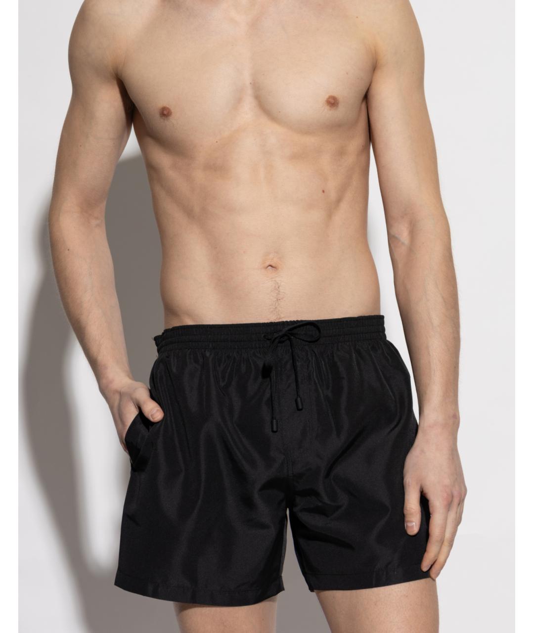 BALMAIN Черные полиэстеровые плавки, фото 2