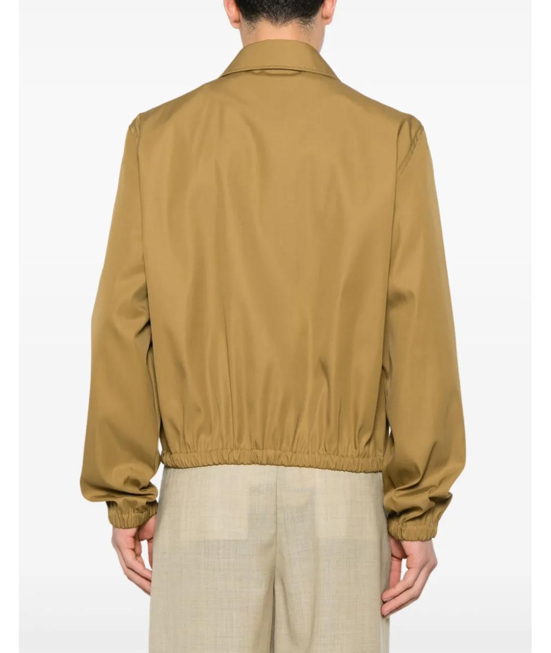 Ami Paris Коричневая полиамидовая куртка, фото 4