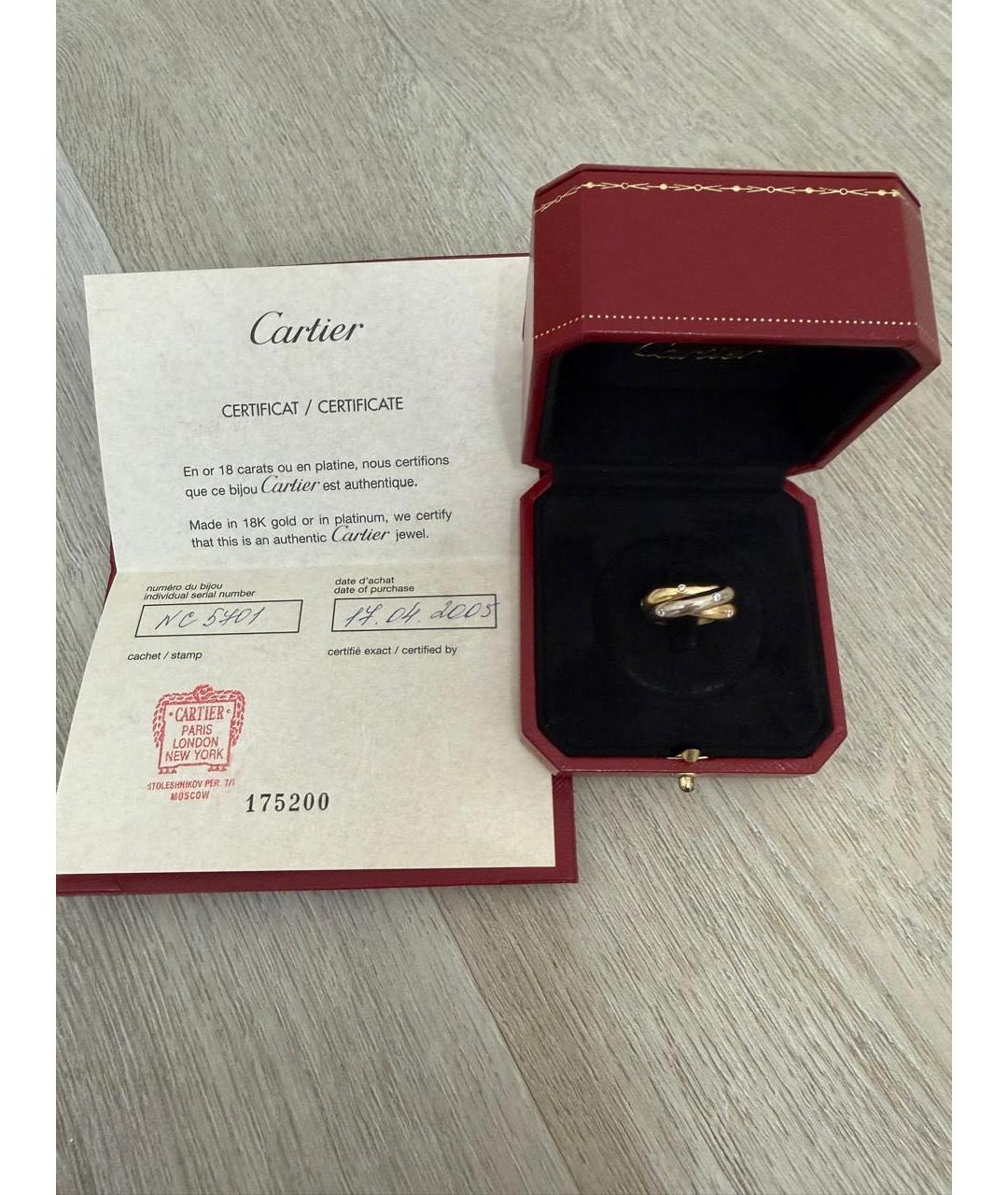 CARTIER Желтое кольцо из желтого золота, фото 5