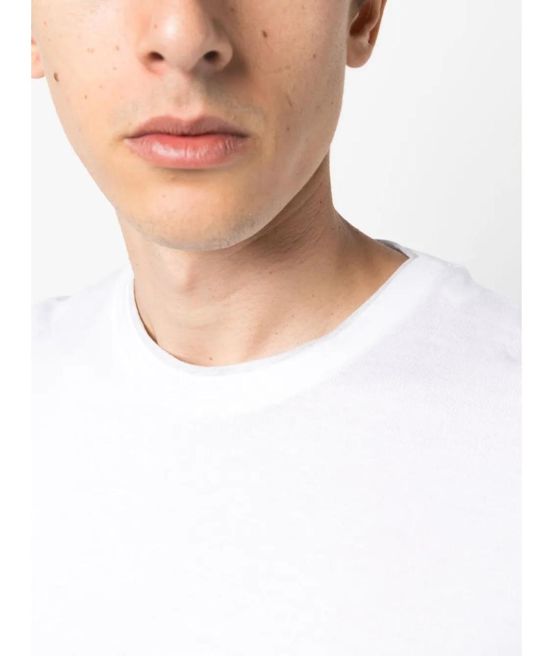 ELEVENTY Белая хлопковая футболка, фото 5