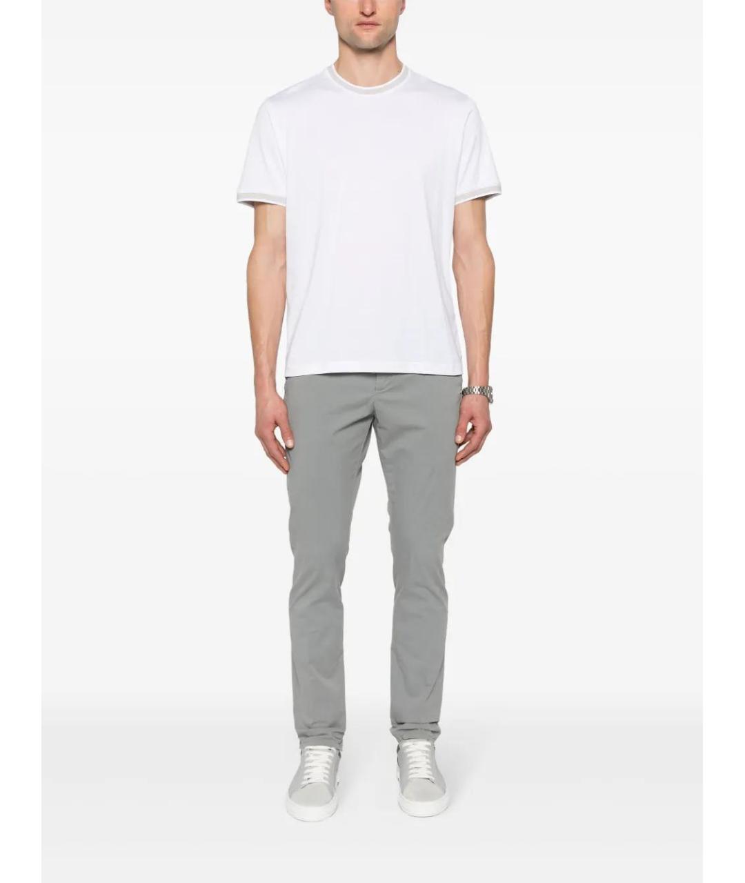 ELEVENTY Белая хлопковая футболка, фото 2