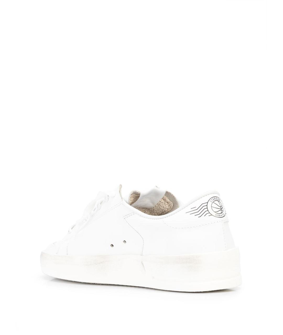 GOLDEN GOOSE DELUXE BRAND Белые кожаные кеды, фото 3