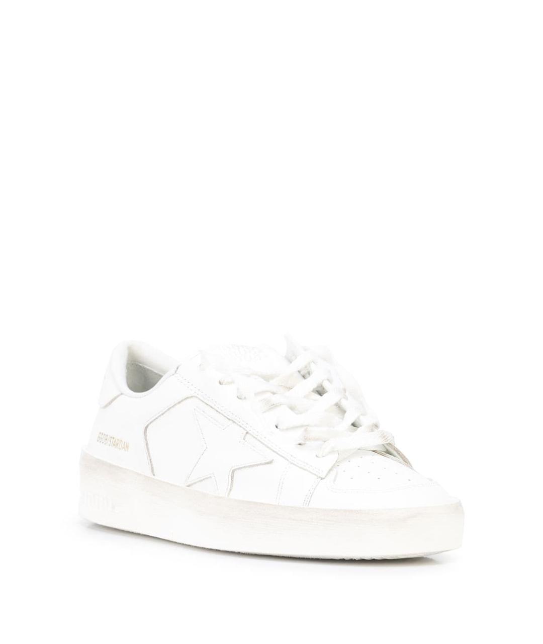 GOLDEN GOOSE DELUXE BRAND Белые кожаные кеды, фото 2