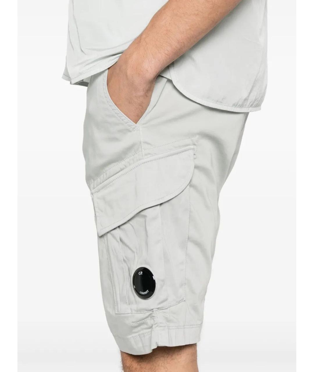 CP COMPANY Серые хлопковые шорты, фото 5