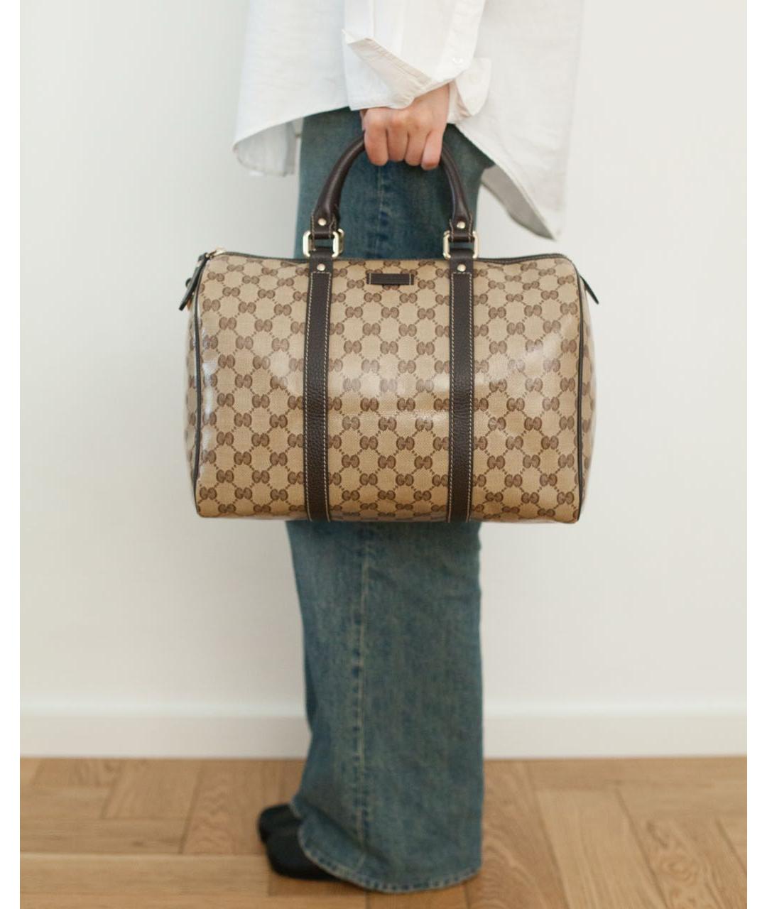 GUCCI Бежевая сумка с короткими ручками, фото 4