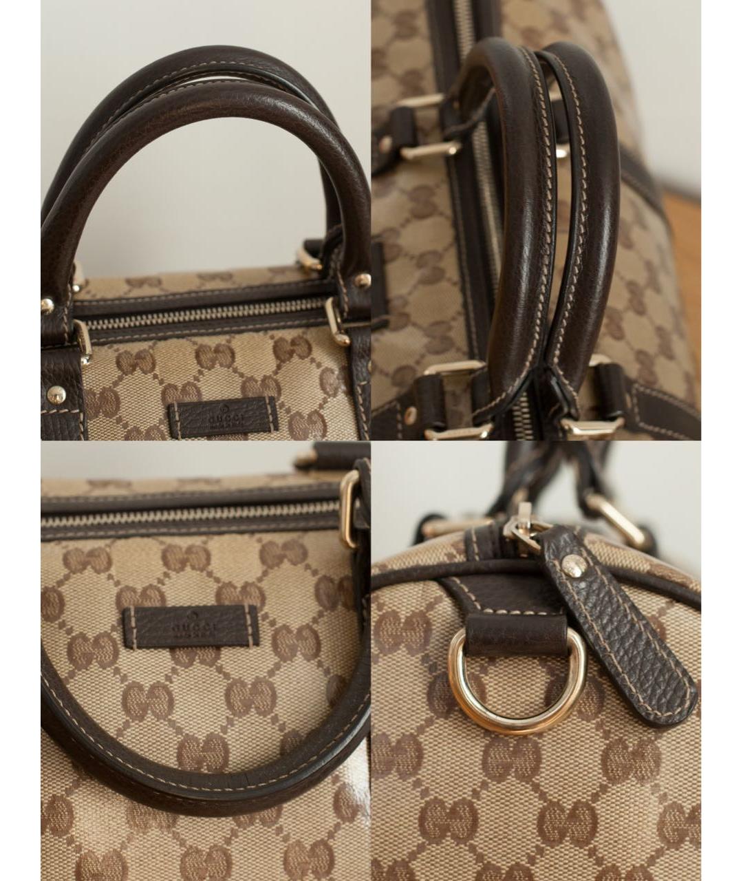 GUCCI Бежевая сумка с короткими ручками, фото 6