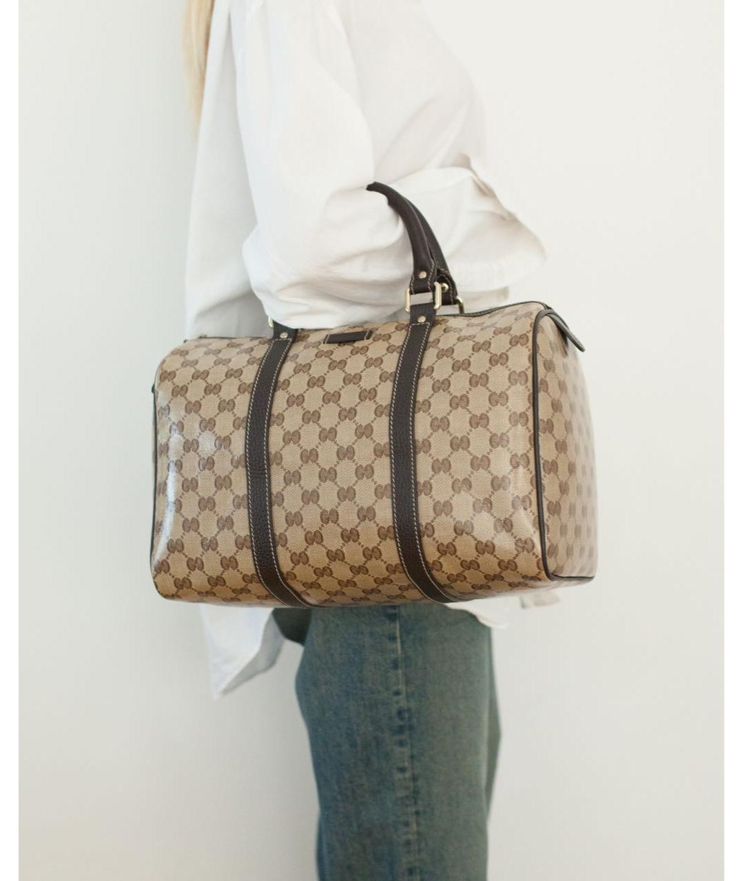 GUCCI Бежевая сумка с короткими ручками, фото 3