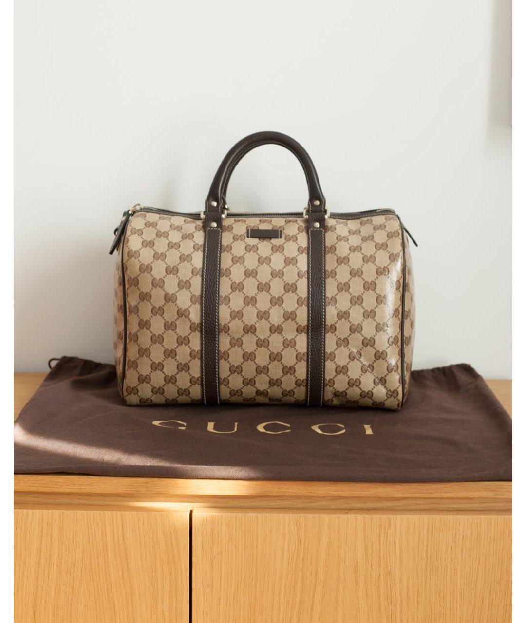 GUCCI Бежевая сумка с короткими ручками, фото 8