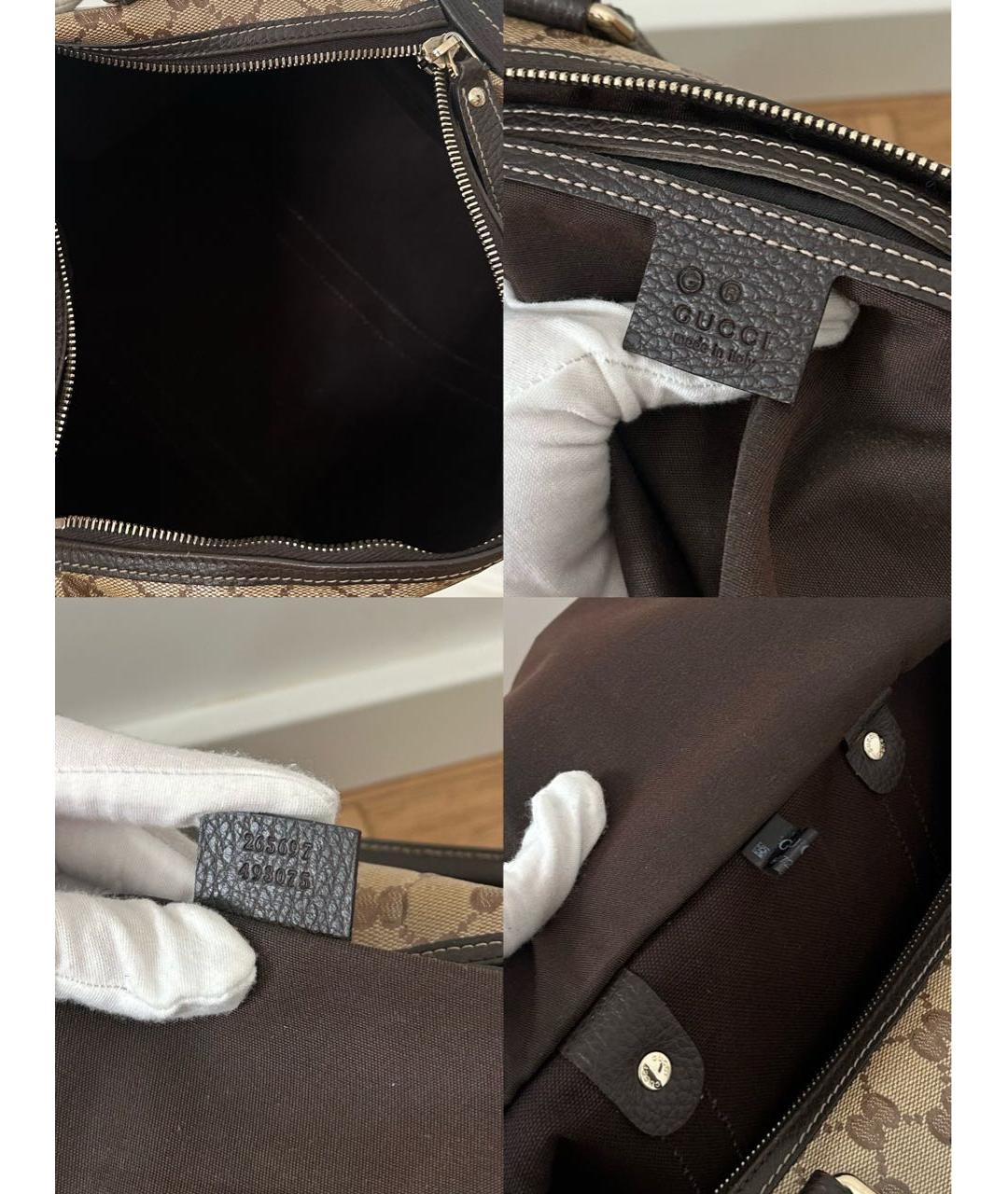 GUCCI Бежевая сумка с короткими ручками, фото 7