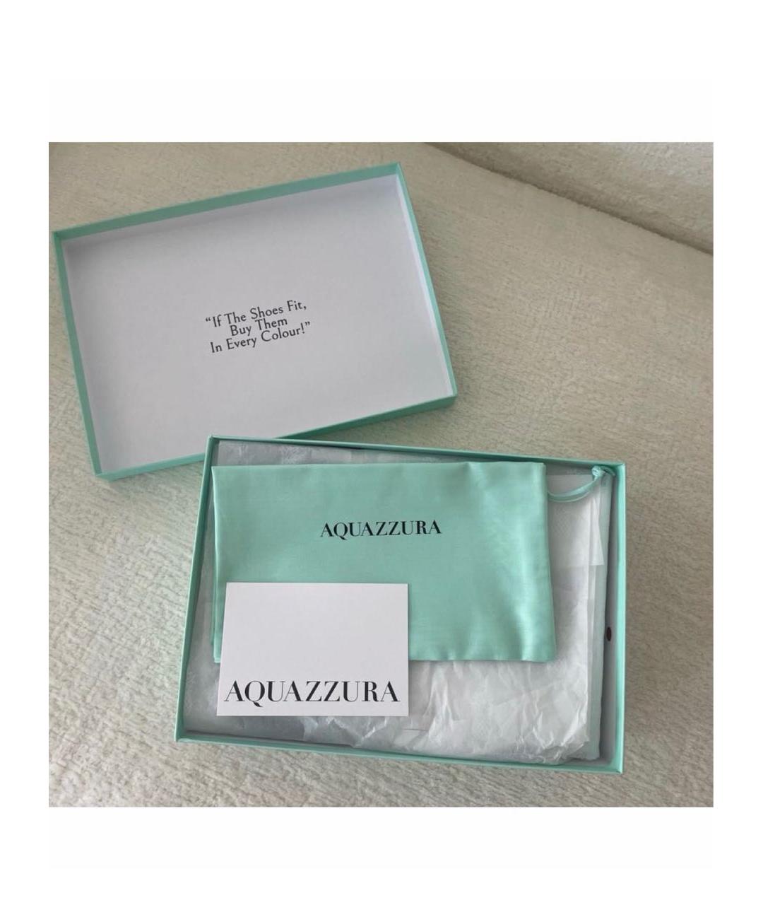 AQUAZZURA Серебряные босоножки, фото 6