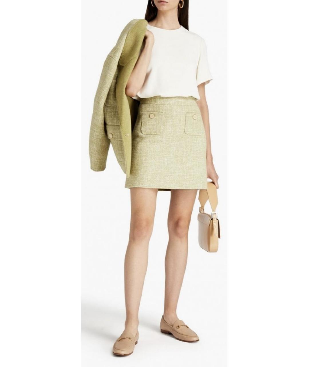 SANDRO Шерстяная юбка мини, фото 7