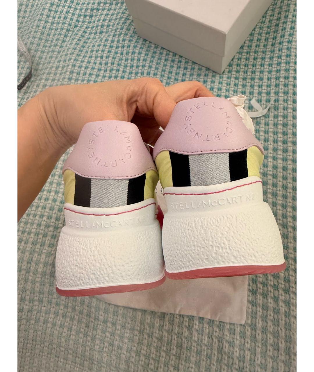 STELLA MCCARTNEY Мульти текстильные кроссовки, фото 4