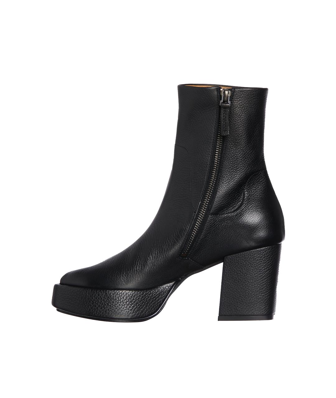 MARSELL Черные кожаные ботинки, фото 4