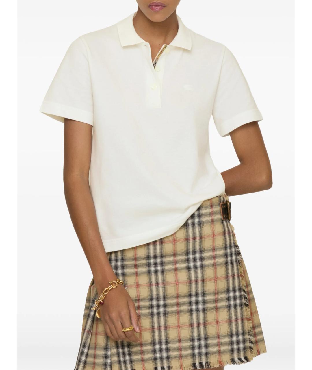 BURBERRY Хлопковая футболка, фото 2