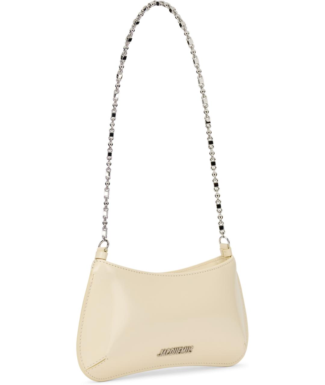 JACQUEMUS Белая сумка с короткими ручками, фото 3