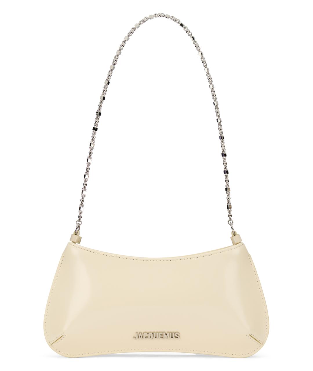 JACQUEMUS Белая сумка с короткими ручками, фото 1