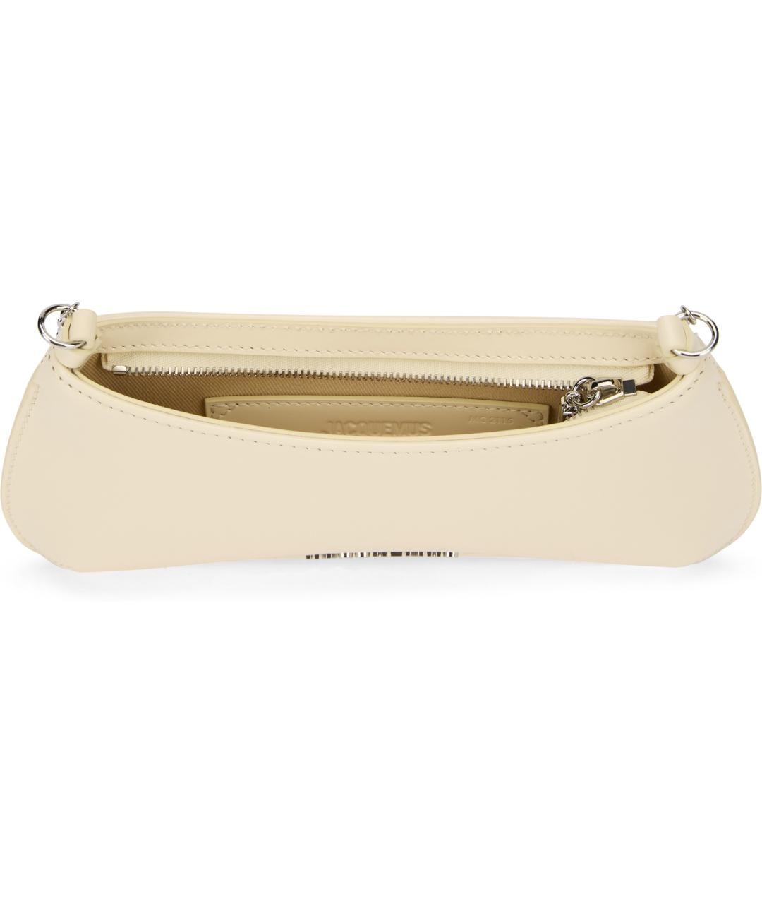 JACQUEMUS Белая сумка с короткими ручками, фото 5