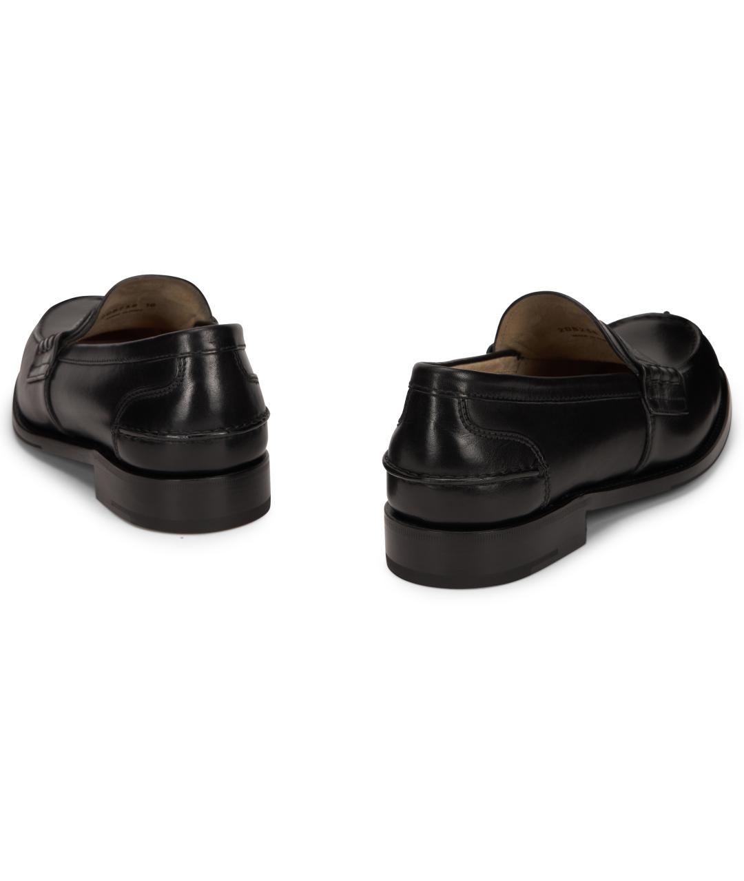 PRADA Черные кожаные лоферы, фото 4