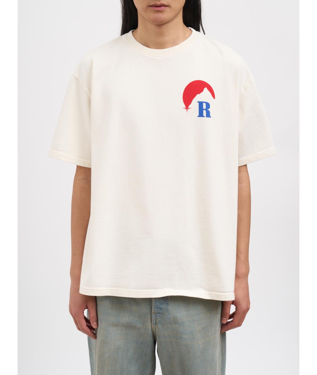 RHUDE Белая футболка, фото 5