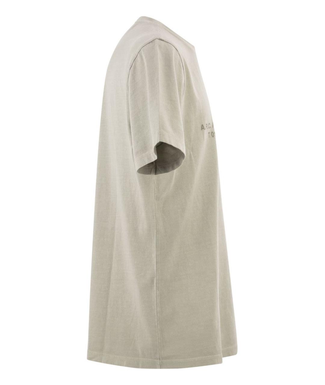 A.P.C. Хлопковая футболка, фото 3