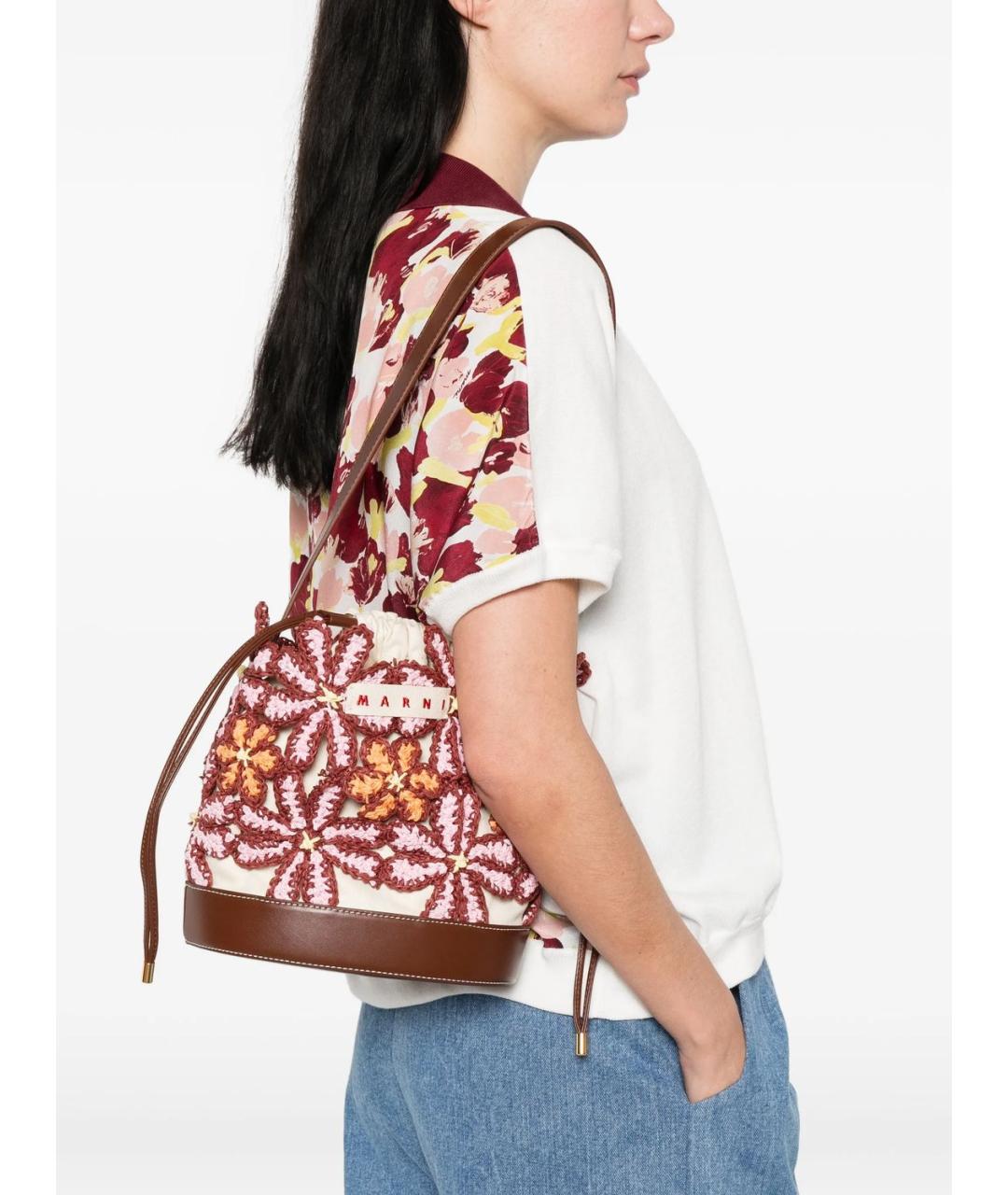 MARNI Мульти кожаная сумка через плечо, фото 2