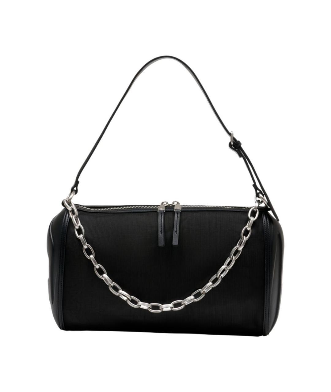 DIESEL Черная синтетическая сумка через плечо, фото 3