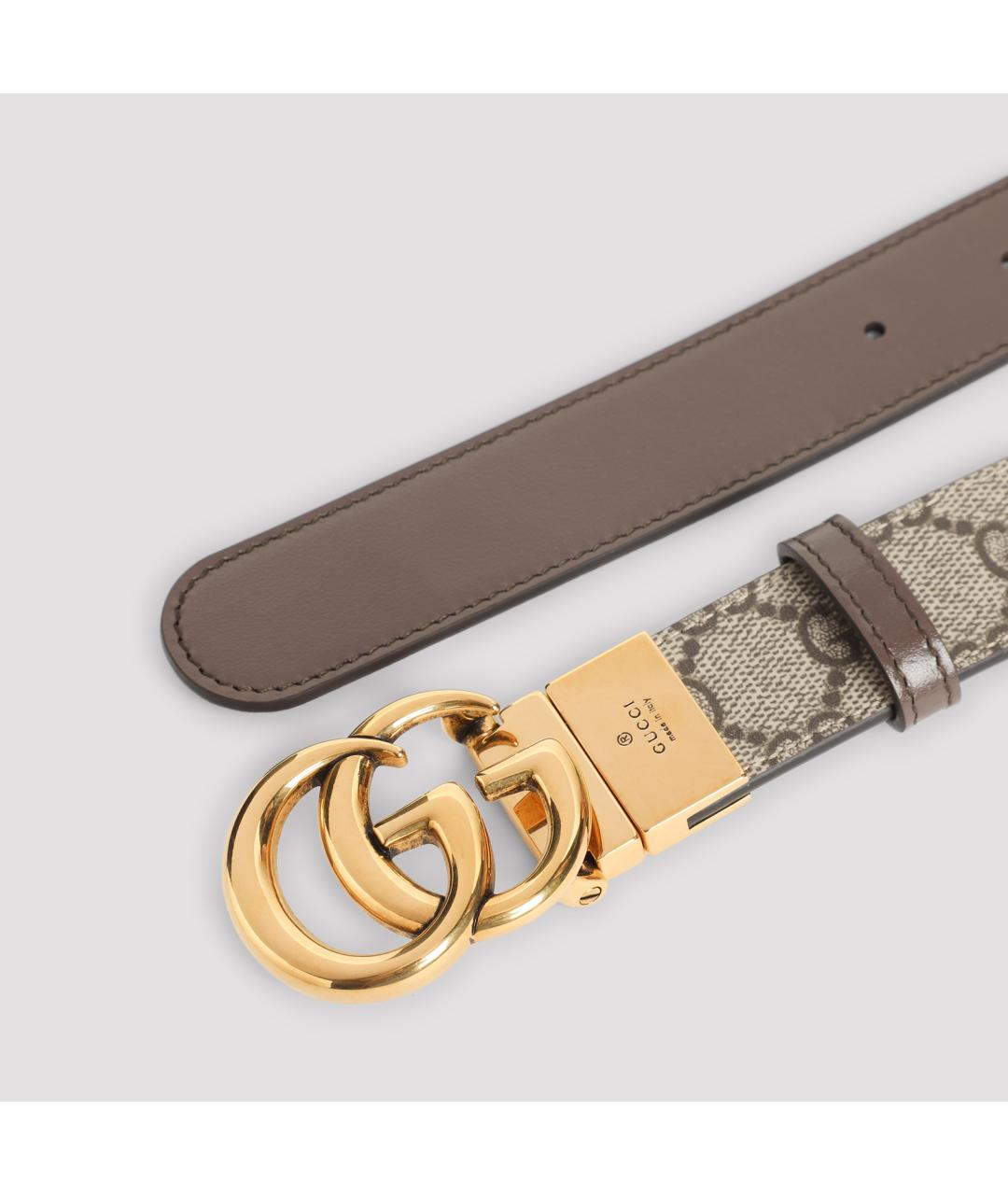 GUCCI Бежевый ремень, фото 4