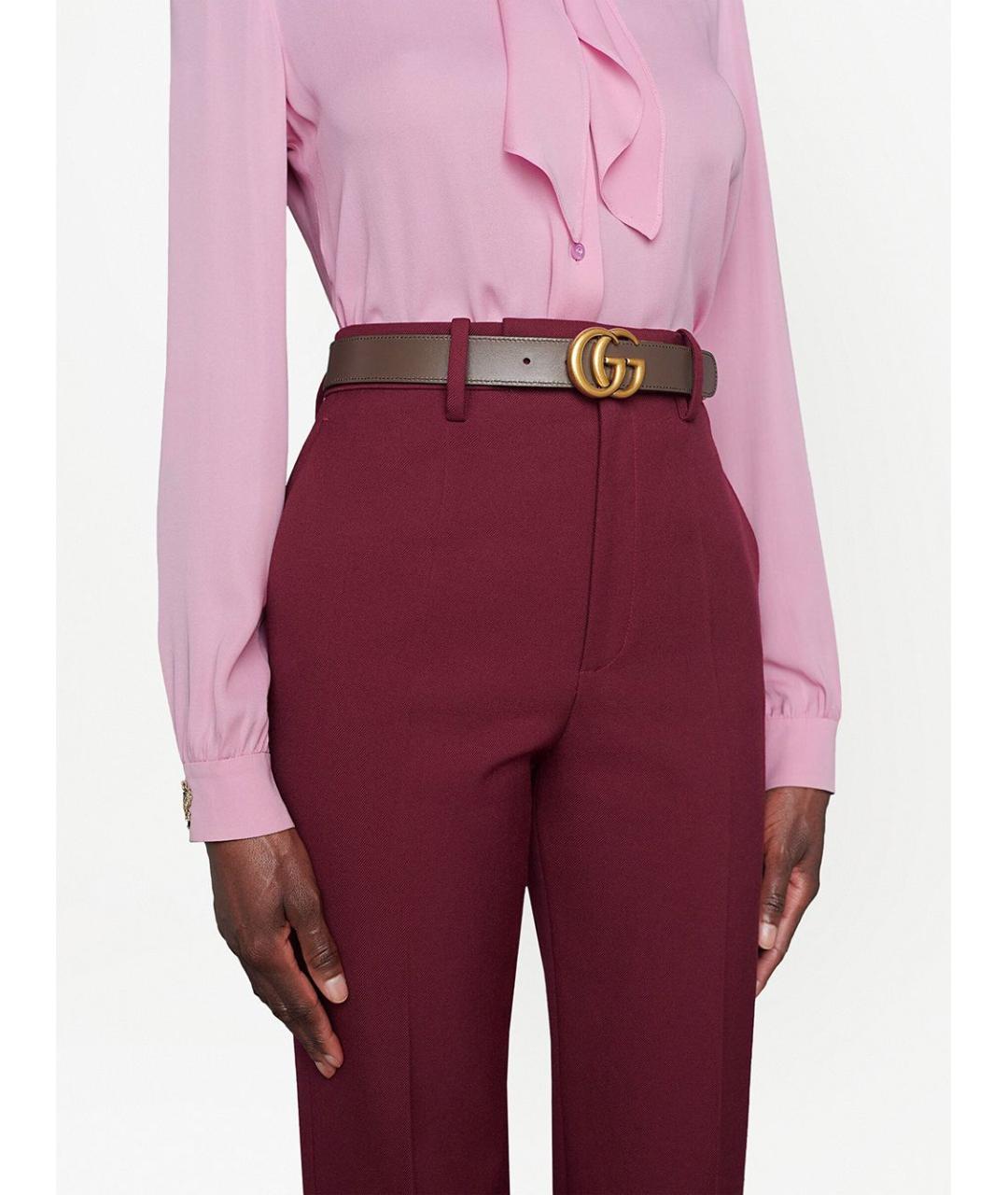 GUCCI Бежевый ремень, фото 5