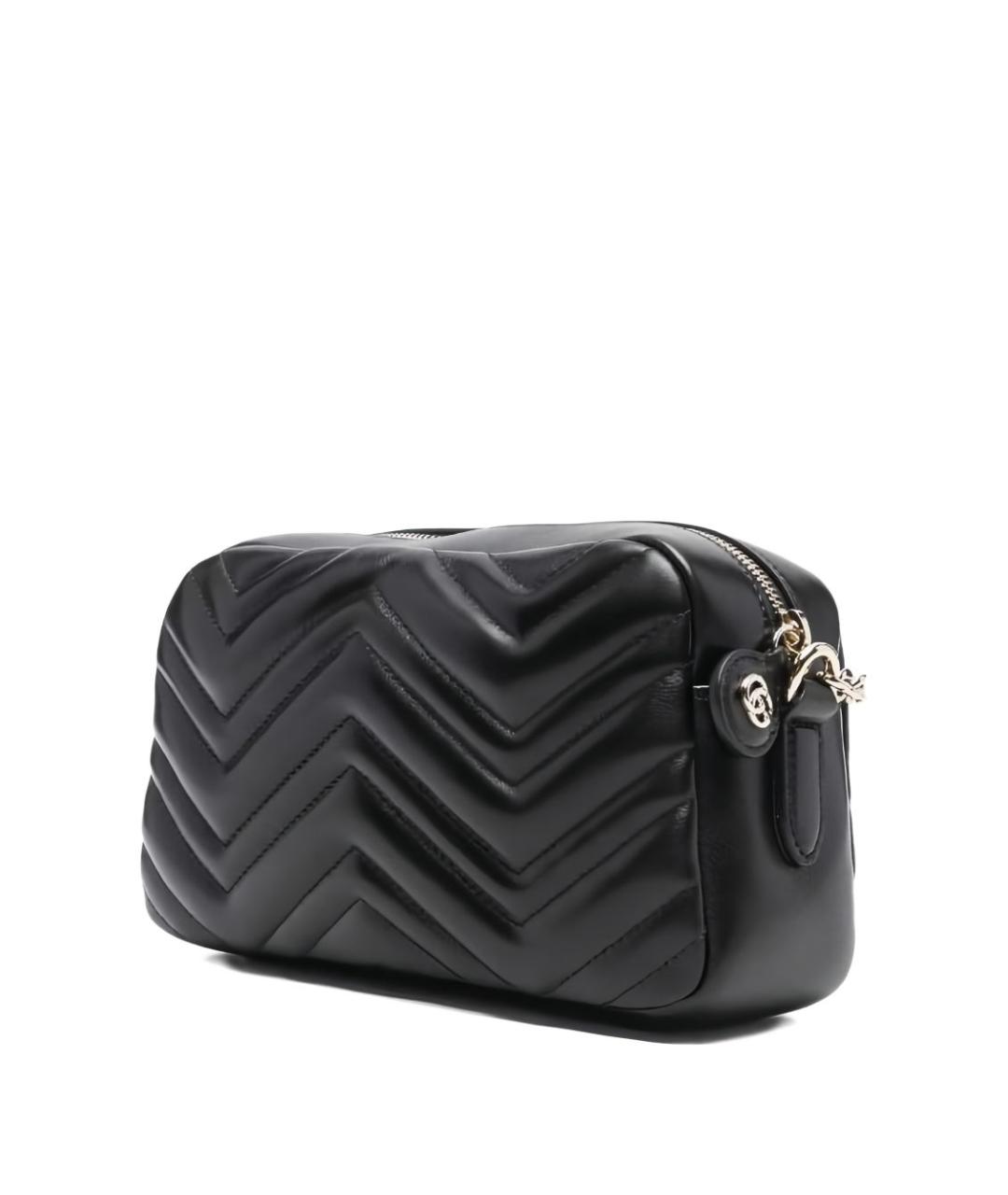 GUCCI Черная кожаная сумка через плечо, фото 3