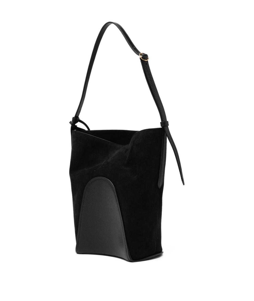 ALAIA Черная кожаная сумка тоут, фото 4