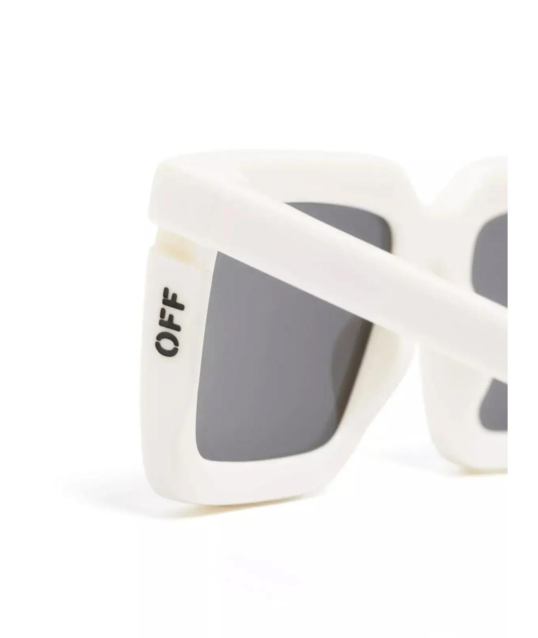 OFF-WHITE Белые солнцезащитные очки, фото 3
