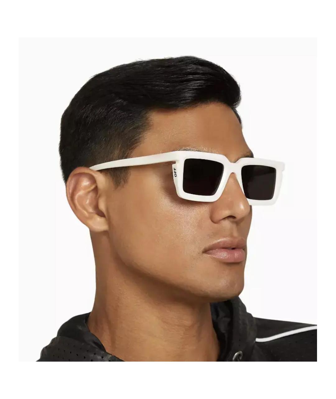 OFF-WHITE Белые солнцезащитные очки, фото 5