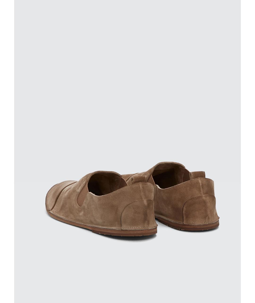 MARSELL Коричневые замшевые низкие ботинки, фото 3