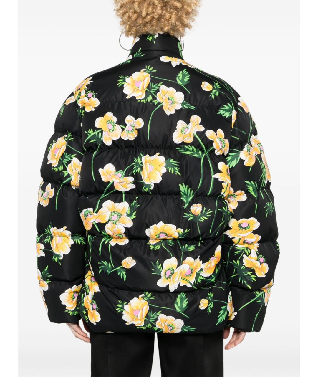 BALENCIAGA Черный полиамидовый пуховик, фото 5