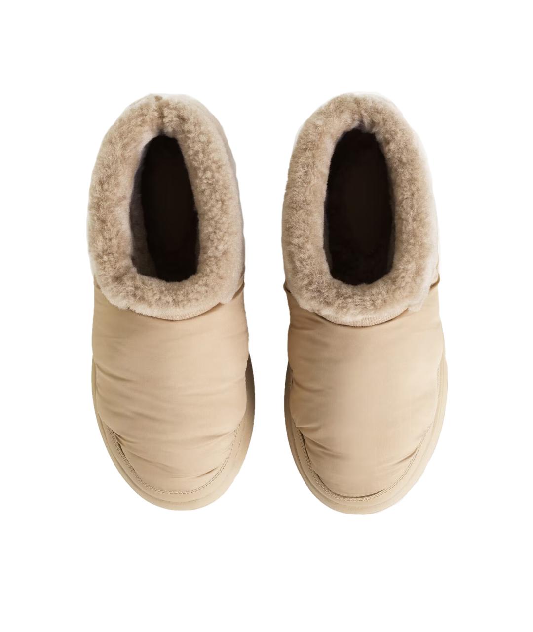 CHLOE Бежевые текстильные ботинки, фото 4