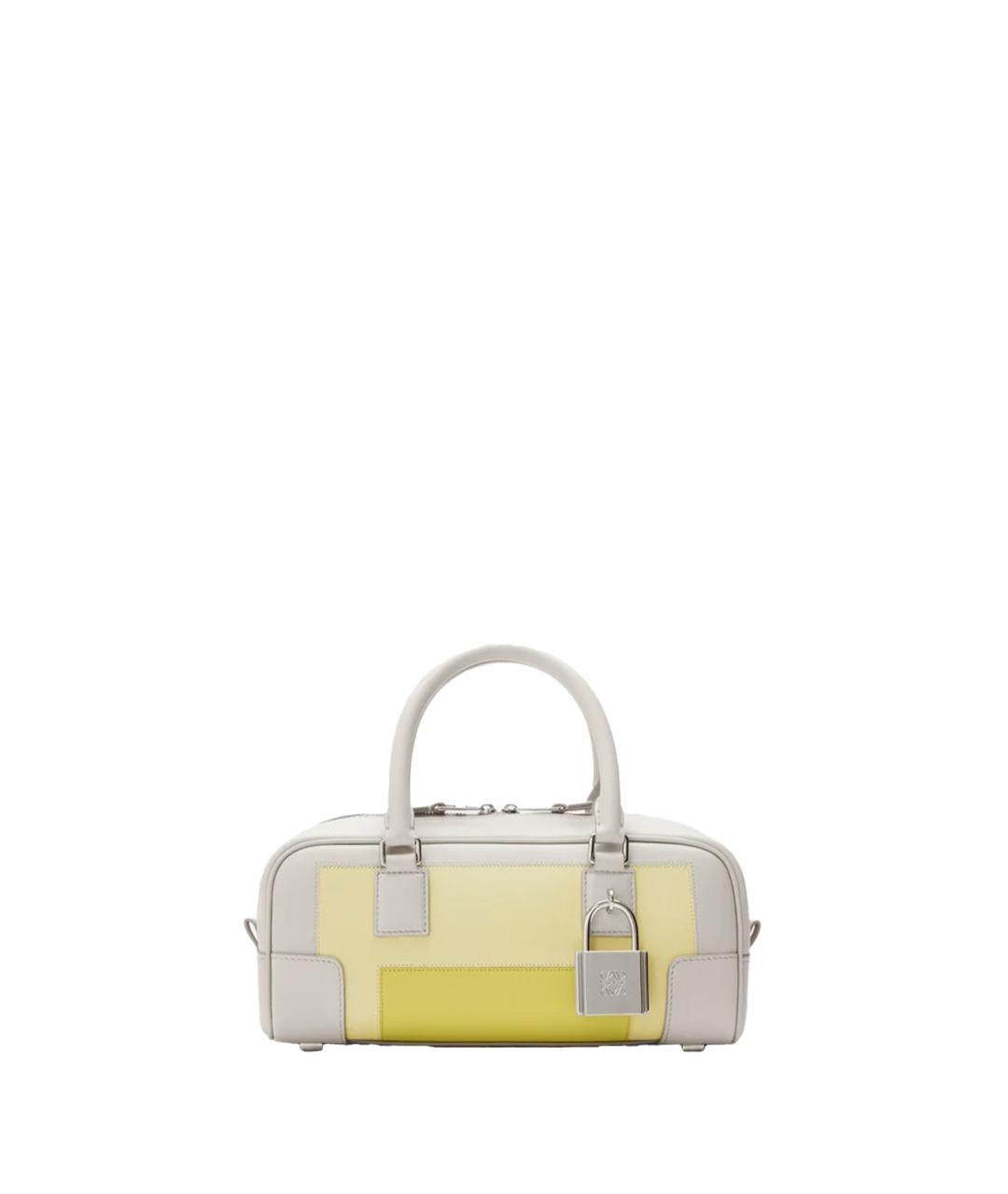 LOEWE Серая кожаная сумка тоут, фото 1