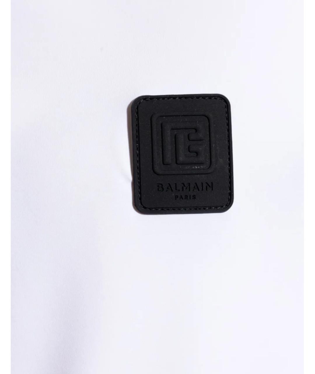 BALMAIN Белая футболка, фото 4