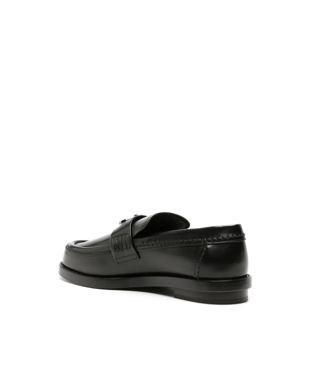 ALEXANDER MCQUEEN Черные кожаные лоферы, фото 3