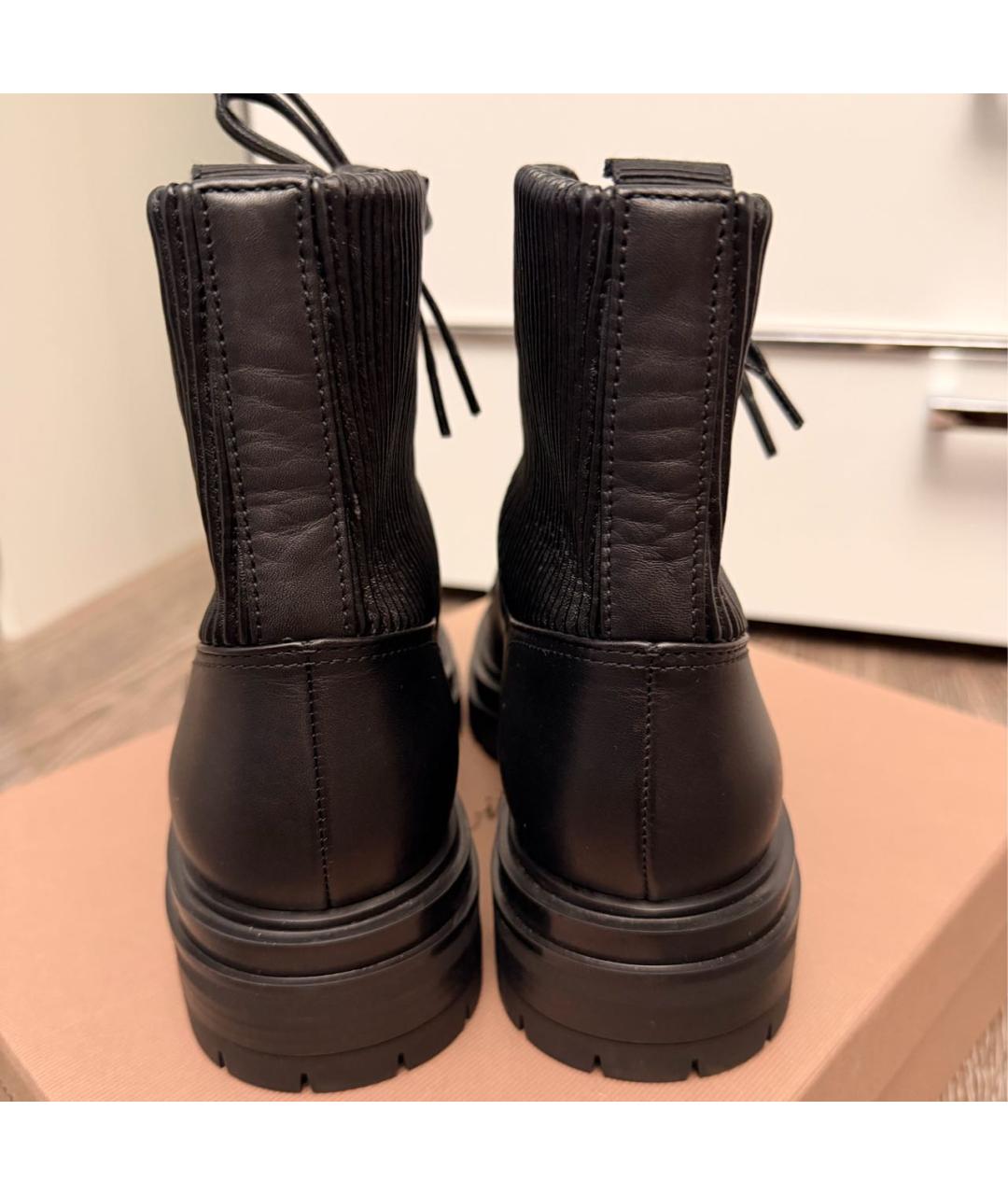 GIANVITO ROSSI Черные кожаные ботинки, фото 4