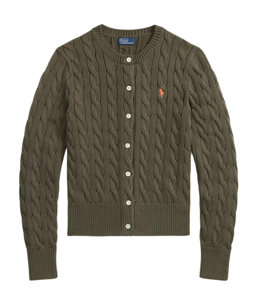 POLO RALPH LAUREN Зеленый кардиган, фото 1